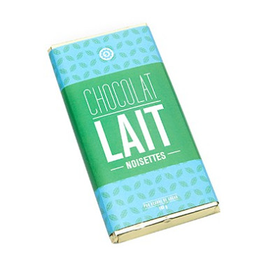 Tablette chocolat au lait et noisettes