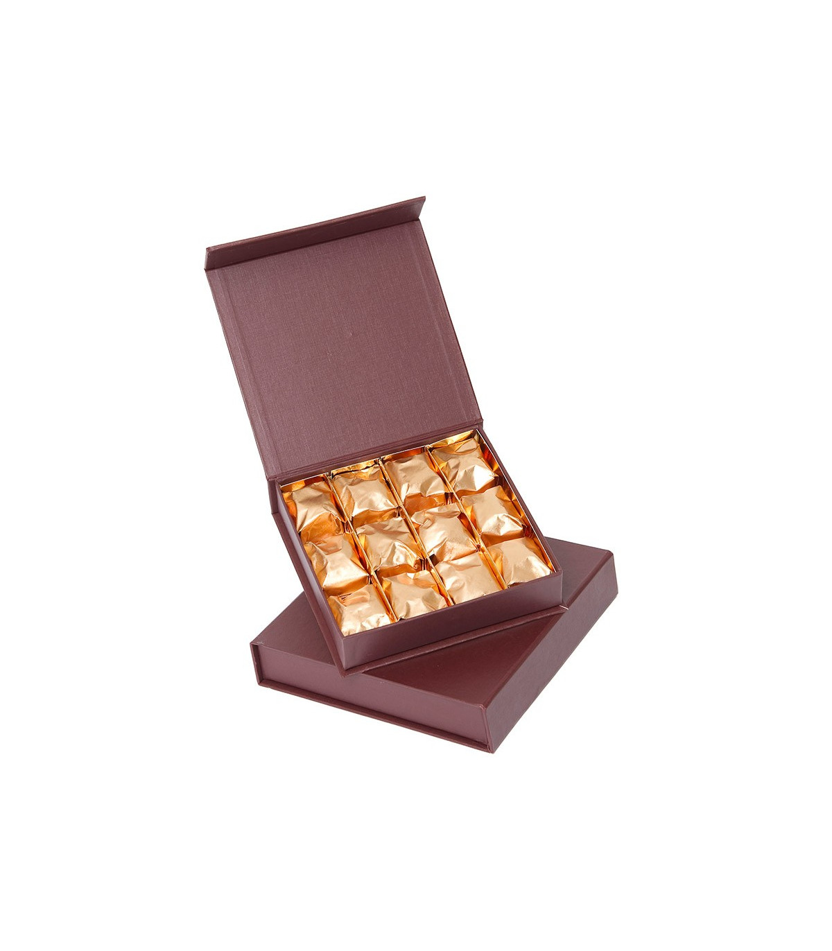 Cadeau exceptionnel avec chocolats artisanaux et marrons glacés