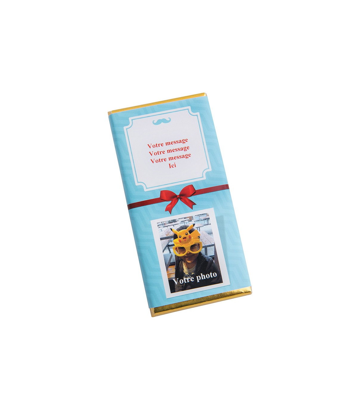 Tablette de chocolat personnalisé pour cadeau fête des pères