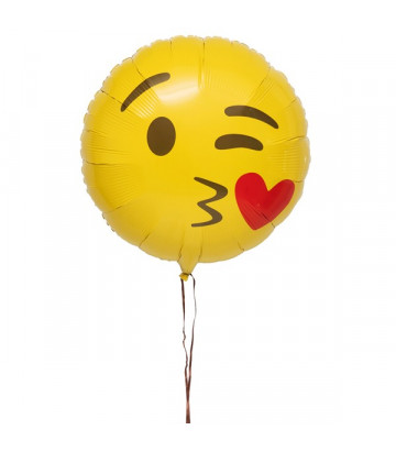 Ballon Emoji Bisous