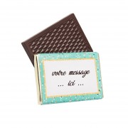 Mini tablette de chocolat personnalisée (lot de 10)