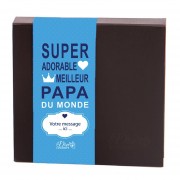 Chocolats SuperPapa avec votre message