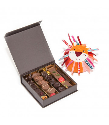 Coffret cadeau naissance fille - Cadeau naissance D'lys couleurs