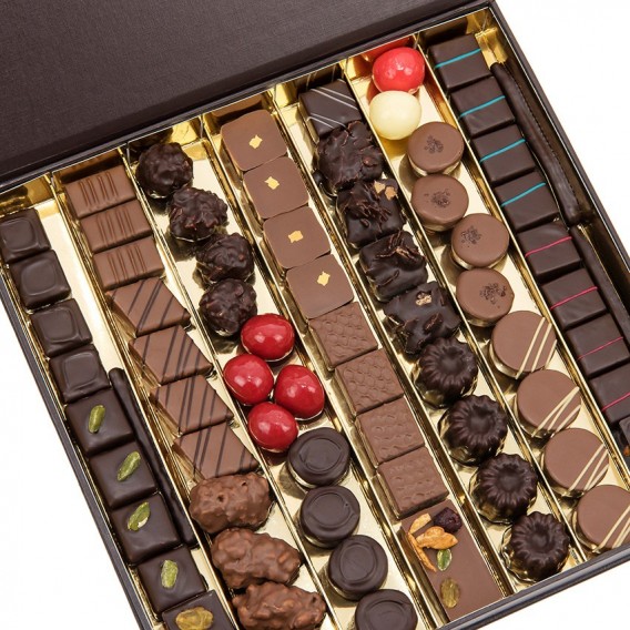 Boite de chocolats - Livraison boite de chocolat D'lys couleurs
