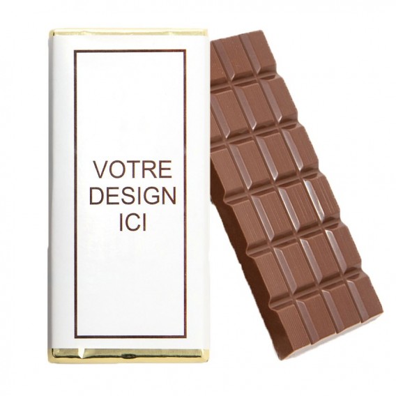 Tablette chocolat avec logo