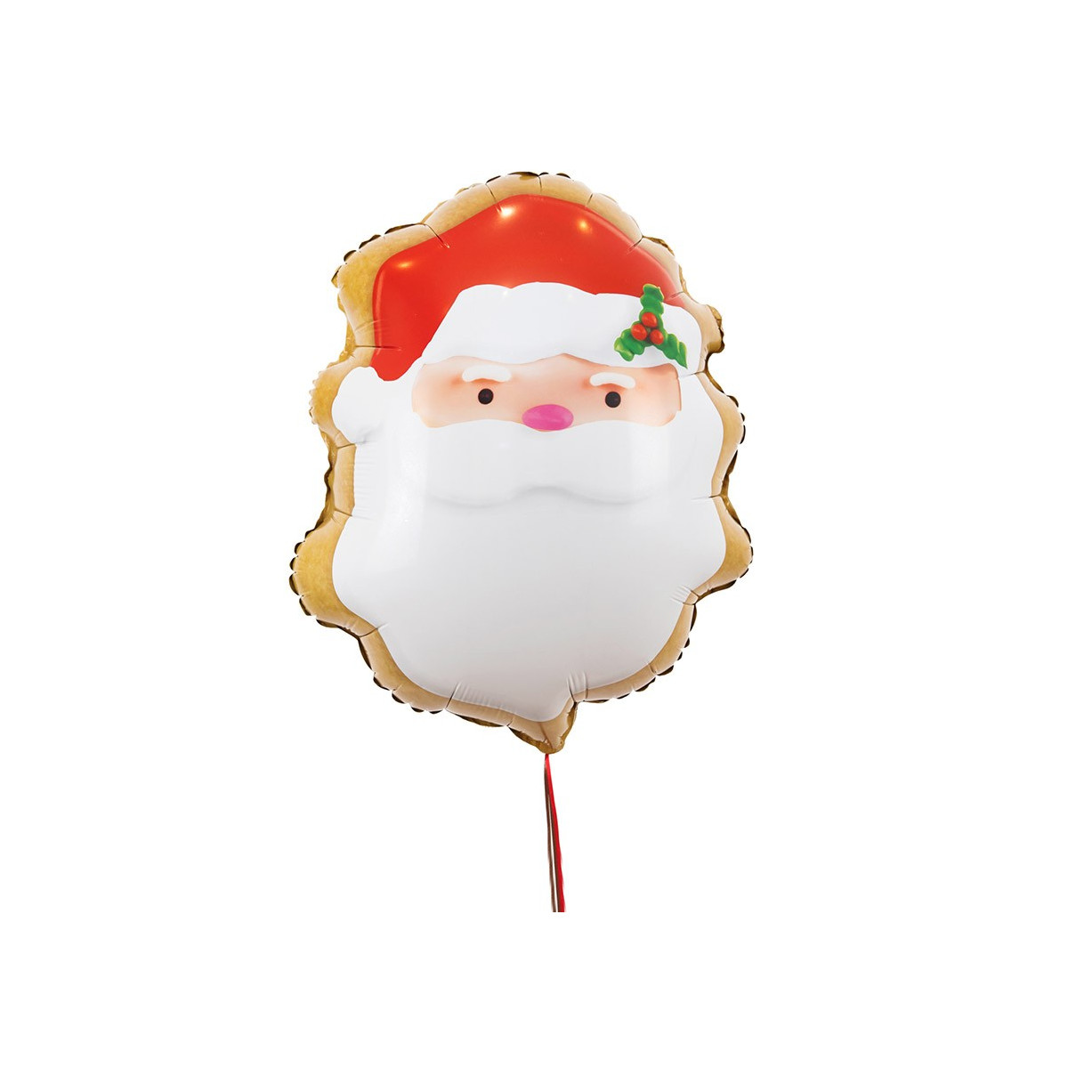 Ballon Père Noël Géant Sur Pied – XXL 3D En Aluminium, Décoration De Fête - 10