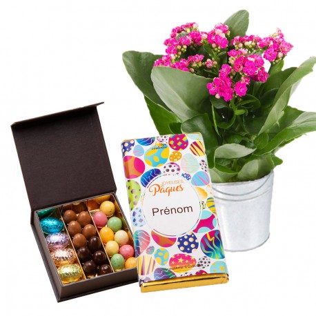 fleurs chocolat paques