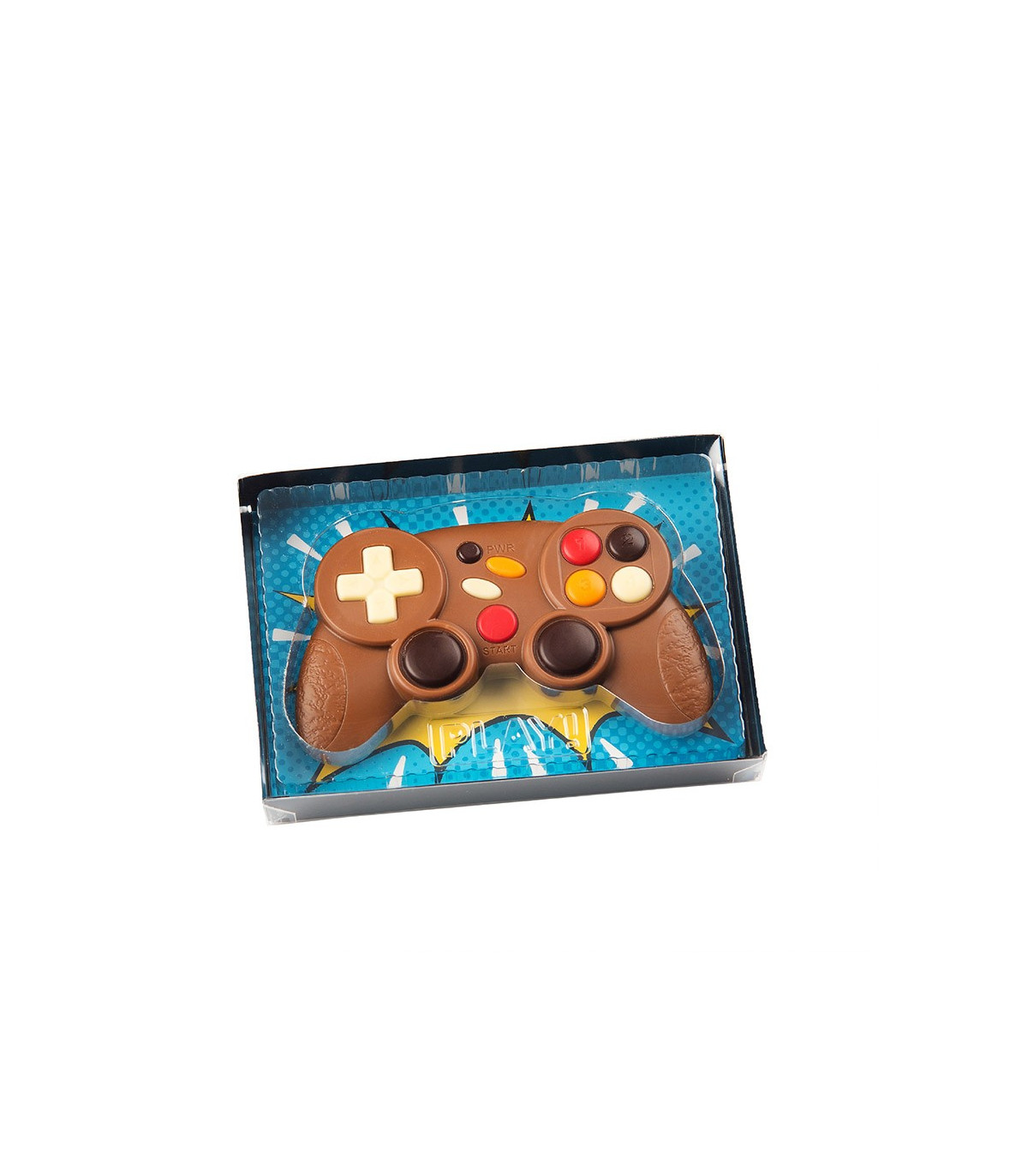 Manette jeu en chocolat personnalisable