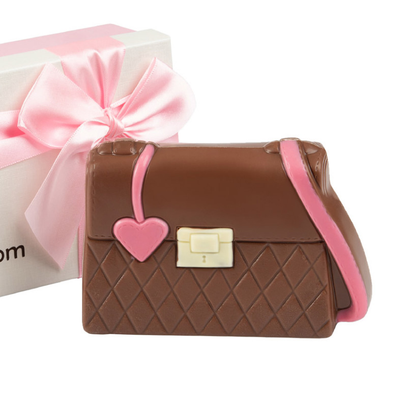 Sac à Main Porté épaule Couleur Chocolat - Matière Synthétique, Occasion