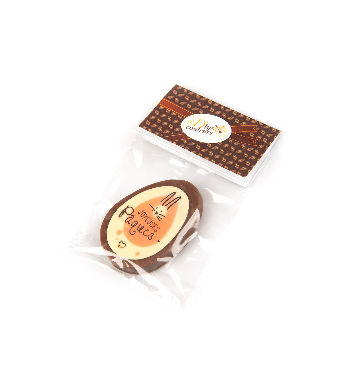 Cadeau chocolat individuel - Chocolat D'lys couleurs