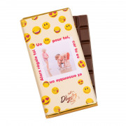 Tablette chocolat personnalisée photo