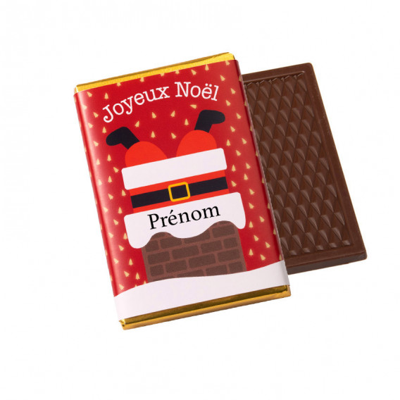 Mini tablette de chocolat Noël
