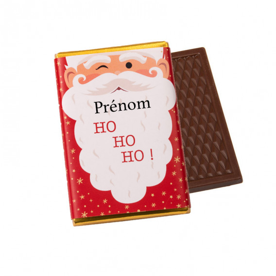 Mini tablette de chocolat Noël