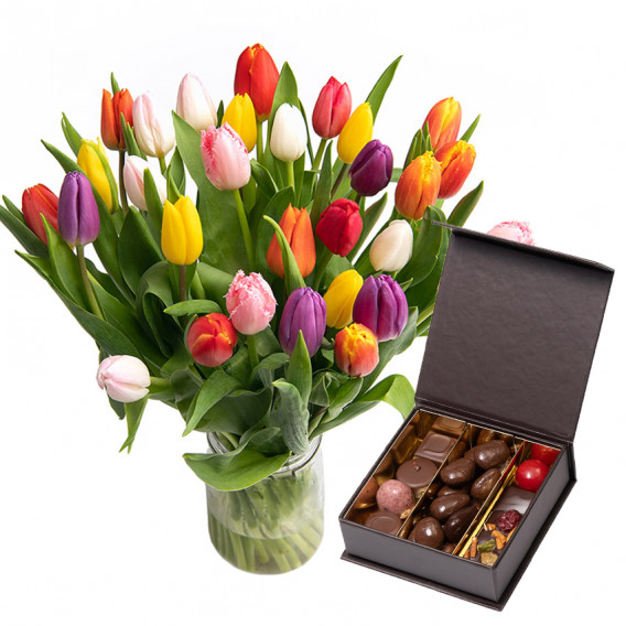 Tulipes et chocolats