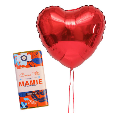 chocolat ballon coeur
