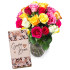 Roses et Tablette chocolat