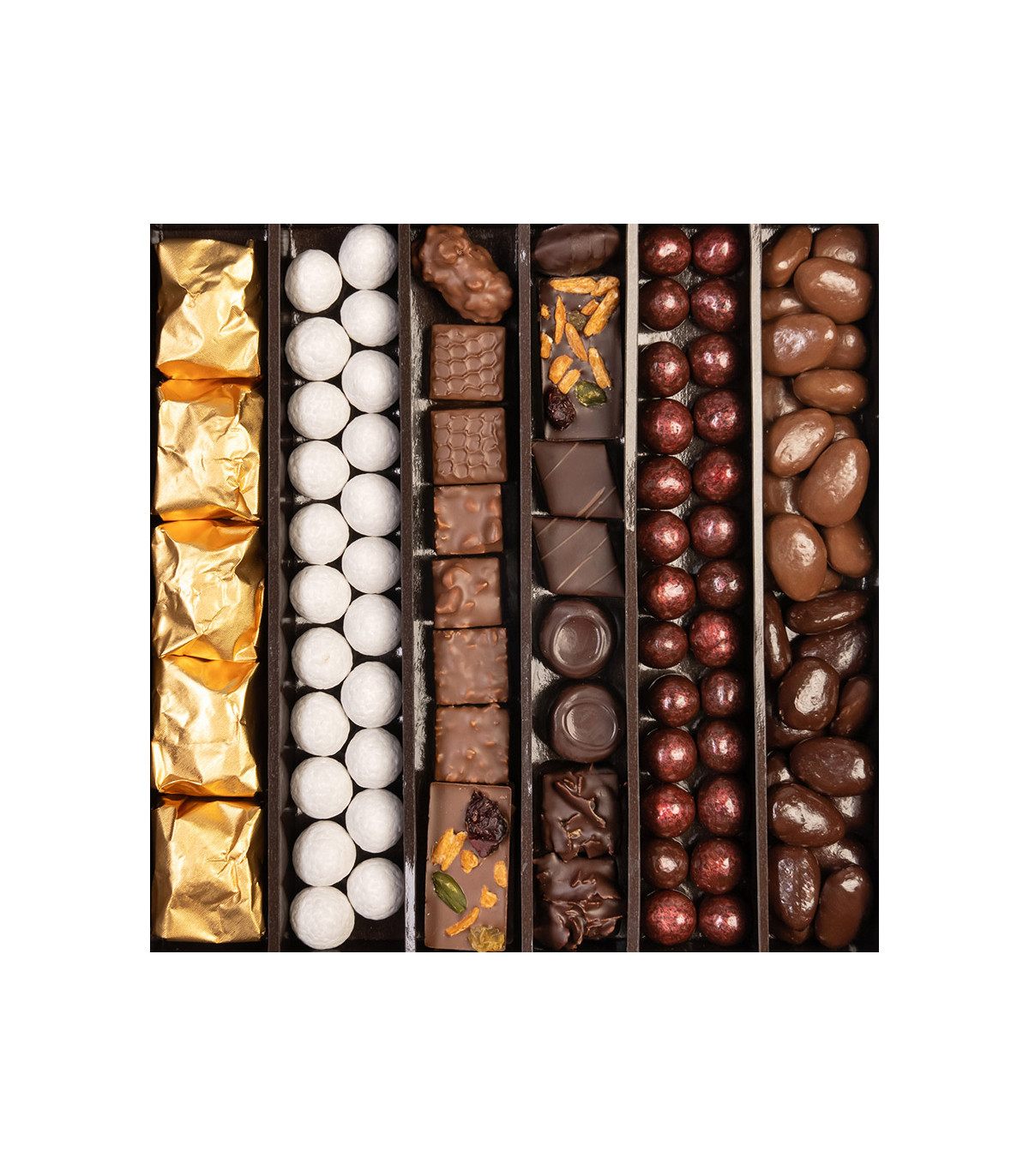 Cadeau noël chocolat - Cadeau chocolat de noël D'lys couleurs
