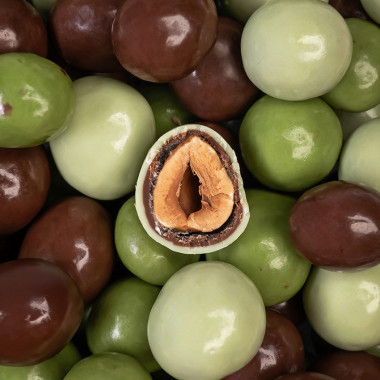 noisettes enrobées de chocolat