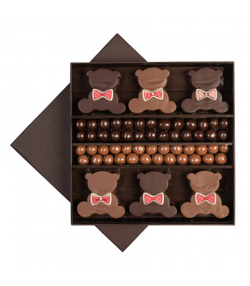 CHOCOLATS LOUIS - Chocolat a Offrir - Bouquet Chocolat - Panier Gourmand -  370 g - Chocolat Français et Artisanal - Coffret Cadeau Chocolat - Cadeau  Anniversaire : : Epicerie