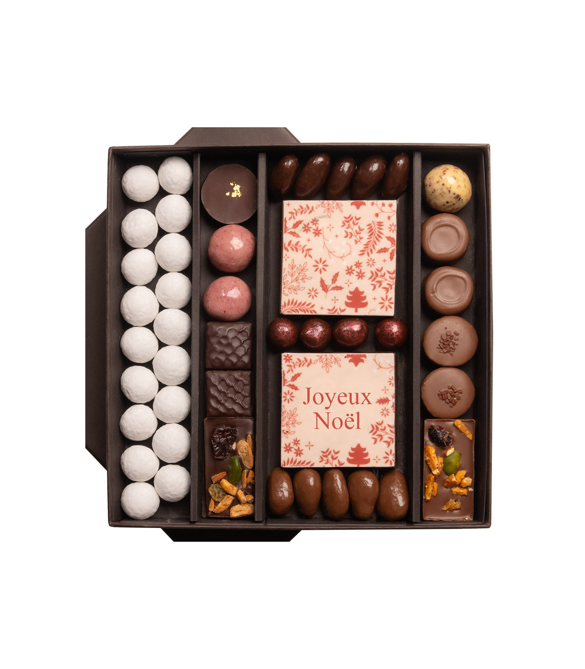 Une boite de chocolat de noël pour un cadeau gourmand - Idée Cadeau