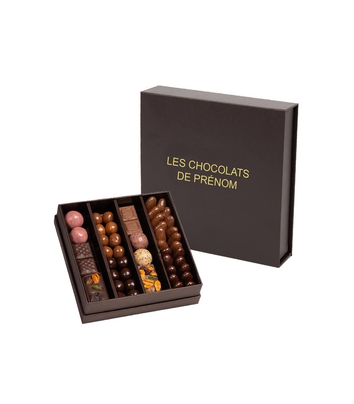 Boite de chocolat à personnaliser - Chocolat personnalisé D'lys couleurs