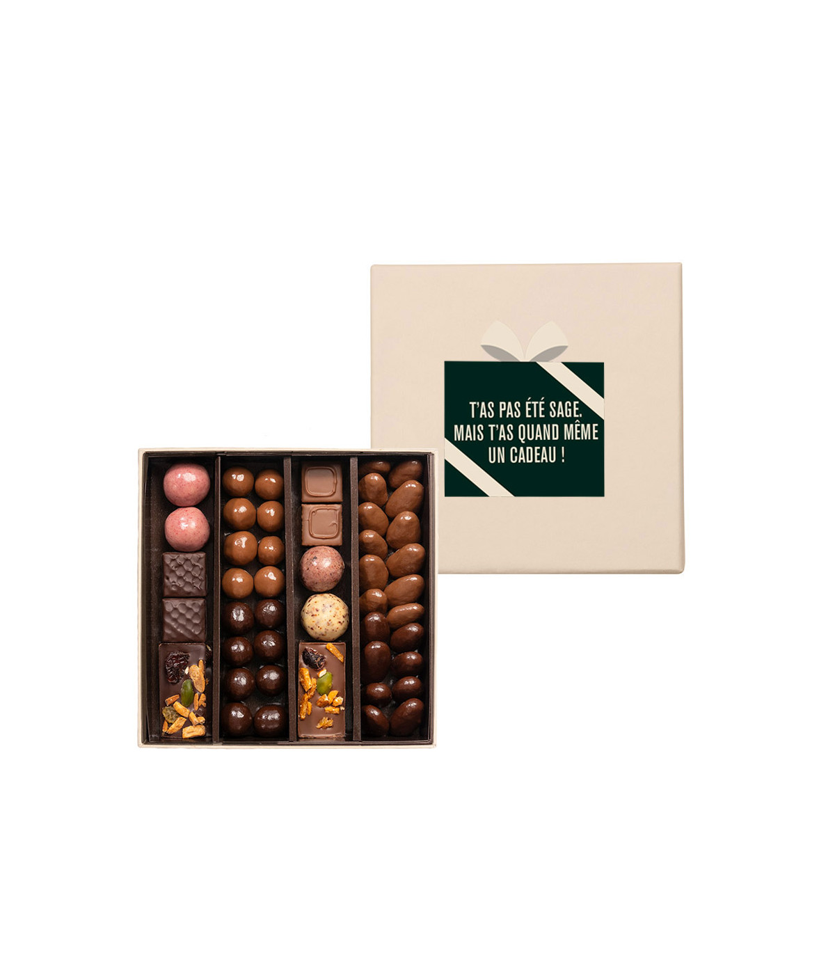 Chocolat de Noël - Boite de chocolat noël D'lys couleurs