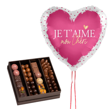 Ballon St Valentin et Chocolats