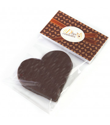 Coeur praliné chocolat LAIT (30g)