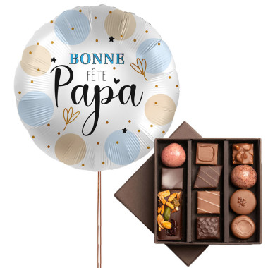 Chocolats Ballon Fête des Pères