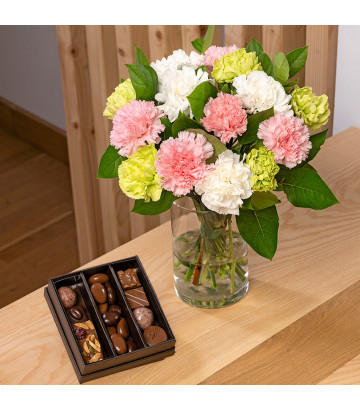 cadeau fleurs et chocolats