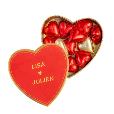 Coeur Chocolats saint valentin