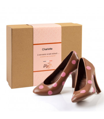 talon aiguille en chocolat