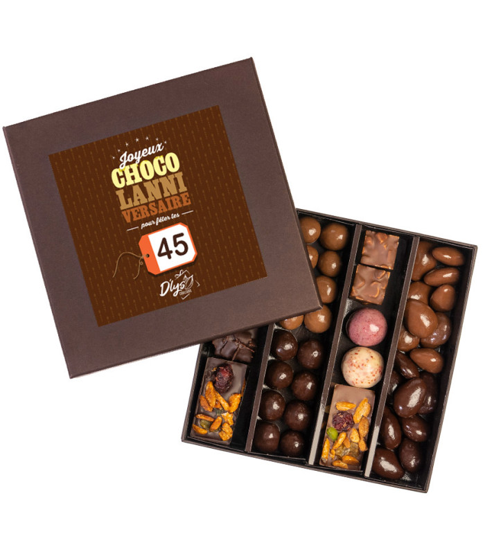 Boite de chocolats Anniversaire