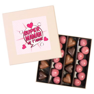 chocolat personnalisé fête des mères