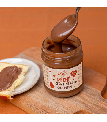 Pot de pâte à tartiner personnalisé