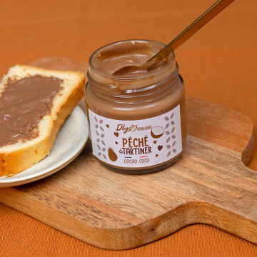 pâte à tartine cacao noix de coco