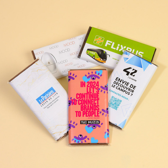 Tablette chocolat personnalisée