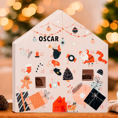 Calendrier de l'avent personnalisé