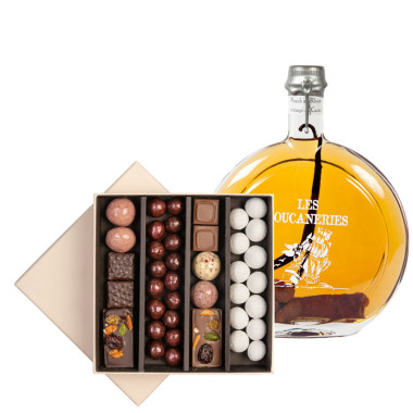 Chocolats de fêtes et Punch au Rhum arrangé au cacao