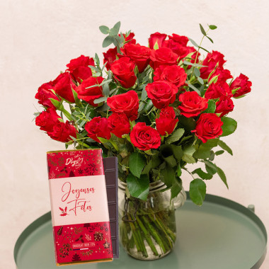 Fleurs de Noël et Chocolats