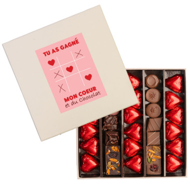 livraison chocolat personnalisé saint valentin