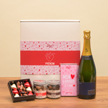 Coffret chocolats champagne