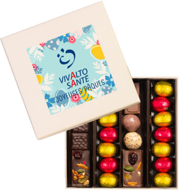 Boite de chocolat personnalisée avec logo