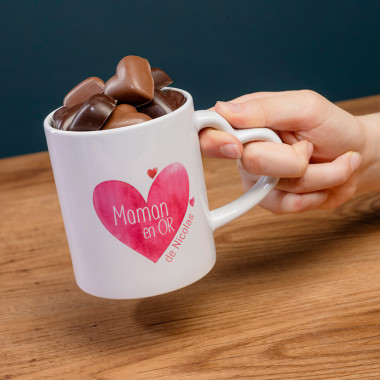 chocolat fête des mères personnalisé