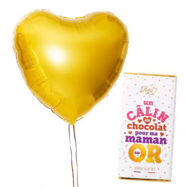 Cadeau ballon chocolat Fête des Mères