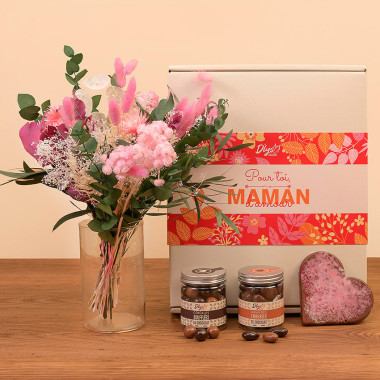 cadeau fleurs chocolat personnalisé