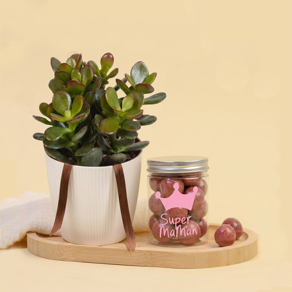 cadeau fleurs et chocolat