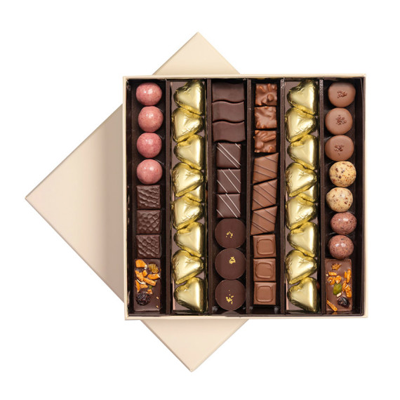 cadeau papa chocolats vin