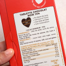 Tablette chocolat Trait choc'