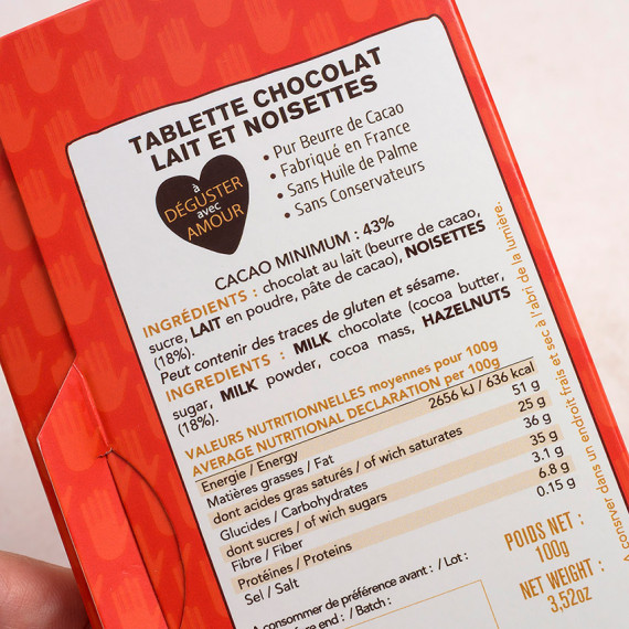 tablette chocolat fun